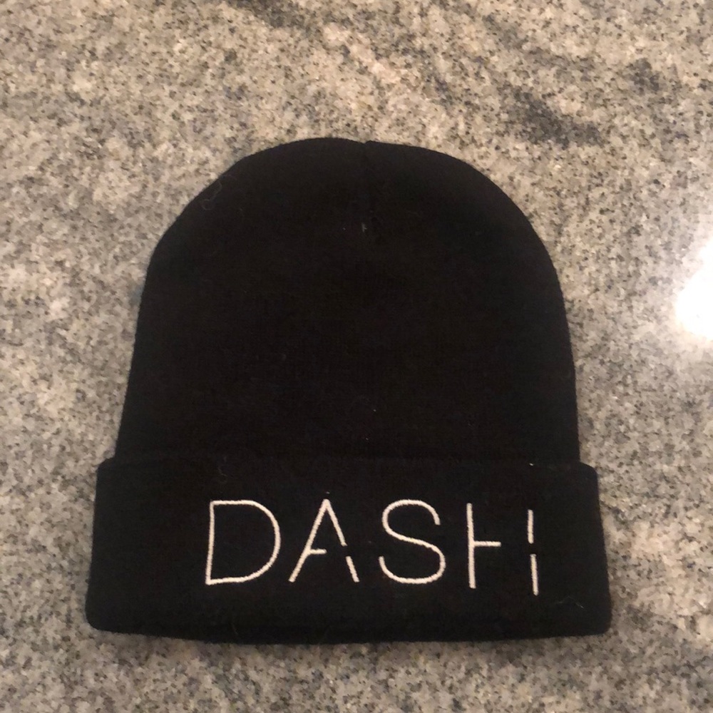 DASH by Kardashian Kollection black beanie